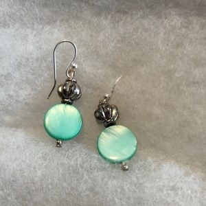 Handmade silver plated earrings